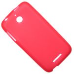 Чехол для HTC Desire 510 силиконовый матовый <красный>