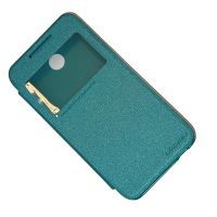 Promisemobile.ru: купить Чехол HTC Desire 510 флип боковой пластик-кожзам с окошком Nillkin Sparkle <голубой>, продажа Чехол HTC Desire 510 флип боковой пластик-кожзам с окошком Nillkin Sparkle <голубой>
