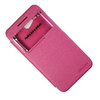 Чехол для HTC Desire 616 флип боковой пластик-кожзам с окошком Nillkin Sparkle <красный> ― Оптовый PromiseMobile