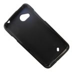 Чехол для HTC Desire VC силиконовый матовый <черный>