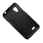Чехол для HTC Desire VT (T328t) силиконовый матовый <черный>