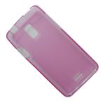 Чехол для HTC J (Z321e) силиконовый матовый <розовый>