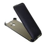 Чехол для HTC One Max флип кожзам №1 <черный>