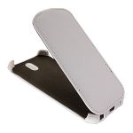 Чехол для HTC One SV флип кожзам №1 <белый>