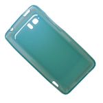 Чехол для HTC Raider 4G силиконовый матовый <голубой>