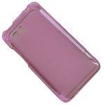 Чехол для HTC Raider 4G силиконовый матовый <розовый>