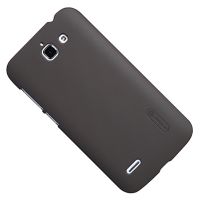 Promisemobile.ru: купить Чехол Huawei Ascend G730 задняя крышка пластик ребристый Nillkin <коричневый>, продажа Чехол Huawei Ascend G730 задняя крышка пластик ребристый Nillkin <коричневый>