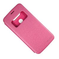 Чехол для LG H845 (G5 SE) флип боковой пластик-кожзам с окошком Nillkin Sparkle <розовый> ― Оптовый PromiseMobile