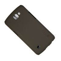 Чехол для LG K130 (K4) задняя крышка пластик ребристый Nillkin <коричневый> ― Оптовый PromiseMobile