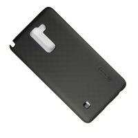 Чехол для LG K520 (Stylus 2) задняя крышка пластик ребристый Nillkin <черный> ― Оптовый PromiseMobile
