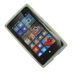 Чехол для Microsoft 435 Lumia Dual Sim силиконовый матовый <белый>