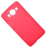 Чехол для Microsoft 950 силиконовый матовый <красный> ― Оптовый PromiseMobile