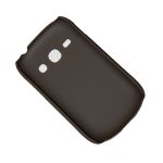 Чехол для Samsung S6810, S6812 (Galaxy Fame) задняя крышка пластик ребристый Nillkin <коричневый>