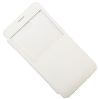 Чехол для Samsung SM-A900F (Galaxy A9) флип боковой пластик-кожзам с окошком Nillkin Sparkle <белый> ― Оптовый PromiseMobile