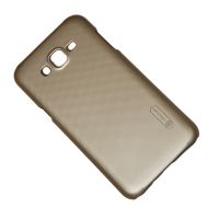 Чехол для Samsung SM-J700F (Galaxy J7) задняя крышка пластик ребристый Nillkin <золотой> ― Оптовый PromiseMobile