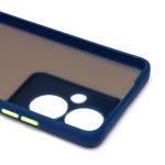 Чехол для Oppo A79 5G пластиковый с окантовкой <темно-синий>