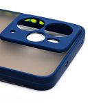 Чехол для Realme 14 5G (RMX5070) пластиковый с окантовкой <темно-синий>