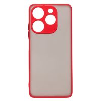 Чехол для Tecno Spark 10 Pro (KI7) пластиковый с окантовкой <красный> ― Оптовый PromiseMobile