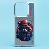 Чехол для Xiaomi Redmi Note 13 Pro 5G (2312DRA50C) силиконовый (рис. 092/енот) <прозрачный> ― Оптовый PromiseMobile