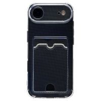 Чехол для Apple iPhone 17 Air силиконовый с картхолдером №2 <прозрачный> ― Оптовый PromiseMobile