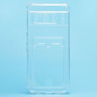 Чехол для Google Pixel 8 Pro силиконовый с картхолдером №2 <прозрачный> ― Оптовый PromiseMobile