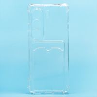 Чехол для Tecno Camon 40 (CM5) силиконовый с картхолдером №2 <прозрачный> ― Оптовый PromiseMobile