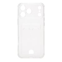 Чехол для Apple iPhone 17 Pro Max силиконовый с картхолдером №5 <прозрачный> ― Оптовый PromiseMobile