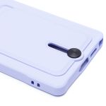 Чехол для Samsung SM-S938B (Galaxy S25 Ultra) силиконовый с картхолдером №4 <светло-фиолетовый>