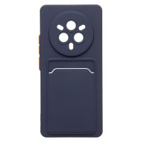 Чехол для Realme 14 Pro 5G (RMX5056) силиконовый с картхолдером №9 <темно-синий> ― Оптовый PromiseMobile