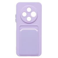 Чехол для Tecno Spark 30C (KL5n) силиконовый с картхолдером №9 <светло-фиолетовый> ― Оптовый PromiseMobile