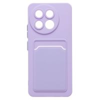 Чехол для Tecno Spark 30 Pro (KL7) силиконовый с картхолдером №9 <светло-фиолетовый> ― Оптовый PromiseMobile