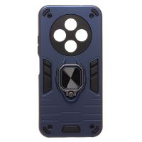 Чехол для Tecno Spark 30C (KL5n) силиконовый противоударный с кольцом <синий> ― Оптовый PromiseMobile