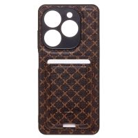 Чехол для Infinix Smart 8 (X6525), 8 Pro (X6525B), Tecno Spark 20 (KJ5), 20C (BG7n) силиконовый с картхолдером №8 <коричневый> ― Оптовый PromiseMobile