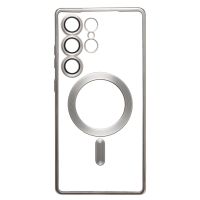Чехол для Samsung SM-S938B (Galaxy S25 Ultra) силиконовый MagSafe №7 <серебристый> ― Оптовый PromiseMobile