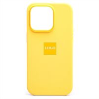 Чехол для Apple iPhone 14 Pro силиконовый MagSafe (анимация работает) <желтый> (премиум) ― Оптовый PromiseMobile