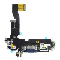 Шлейф для Apple iPhone 12, iPhone 12 Pro на системный разъем и микрофон <синий> ― Оптовый PromiseMobile