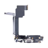 Шлейф для Apple iPhone 15 Pro Max на системный разъем и микрофон <черный> (оригинал) ― Оптовый PromiseMobile