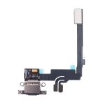 Шлейф для Apple iPhone 16 Pro на системный разъем и микрофон <черный> (оригинал)