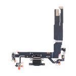 Шлейф для Apple iPhone 17 на системный разъем и микрофон <черный> (оригинал)