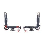 Шлейф для Apple iPhone 17 на системный разъем и микрофон <черный> (оригинал)