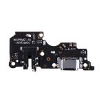 Плата нижняя для Realme GT 5G (RMX2202) на системный разъем, разъем гарнитуры, микрофон