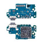 Плата нижняя для Samsung SM-A536E (Galaxy A53 5G) на системный разъем, разъем Sim-карты и микрофон (оригинал)