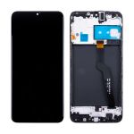 Дисплей для Samsung SM-A105F (Galaxy A10) модуль в сборе с тачскрином <черный> (супер премиум)