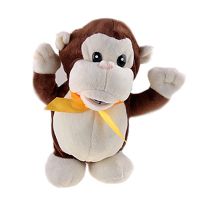 Игрушка обезьянка говорящая повторяющая звуки двигающаяся <бежевый> ― Оптовый PromiseMobile